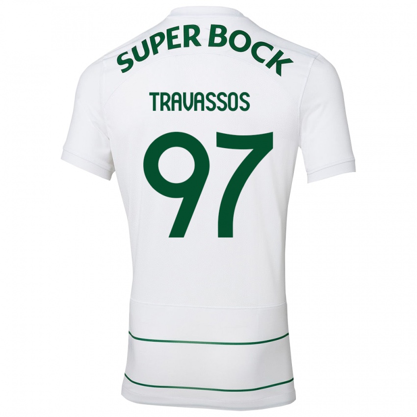 Damen Travassos #97 Weiß Auswärtstrikot Trikot 2023/24 T-Shirt Schweiz