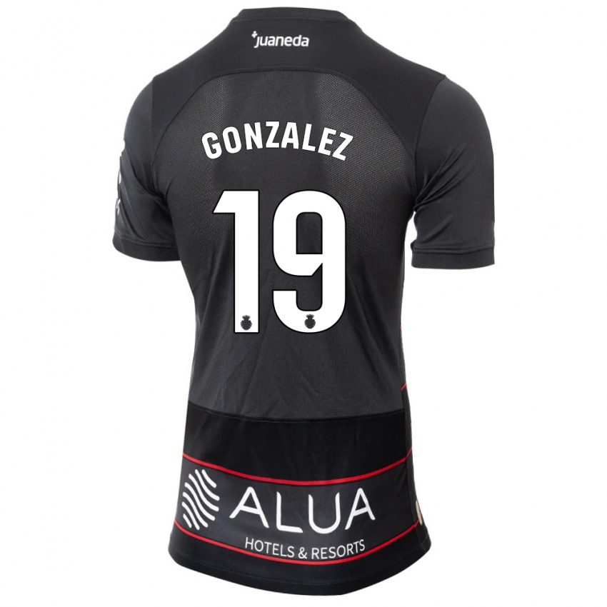 Damen Adrià González #19 Schwarz Auswärtstrikot Trikot 2023/24 T-Shirt Schweiz