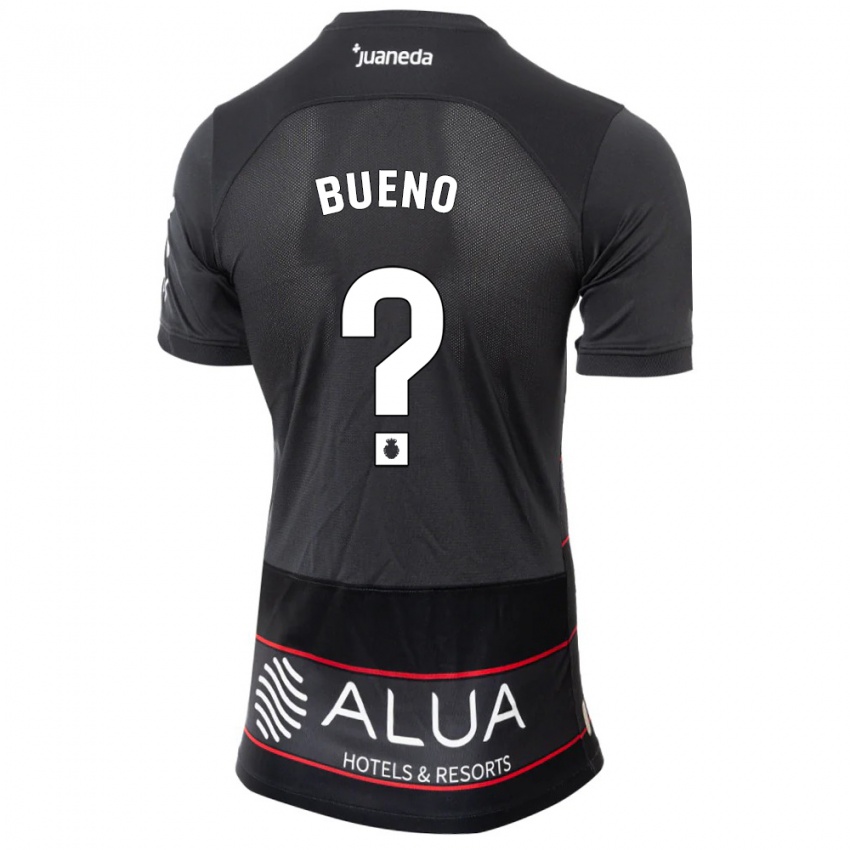 Damen Antonio Bueno #0 Schwarz Auswärtstrikot Trikot 2023/24 T-Shirt Schweiz