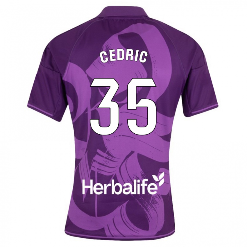 Damen Iván Cédric #35 Violett Auswärtstrikot Trikot 2023/24 T-Shirt Schweiz