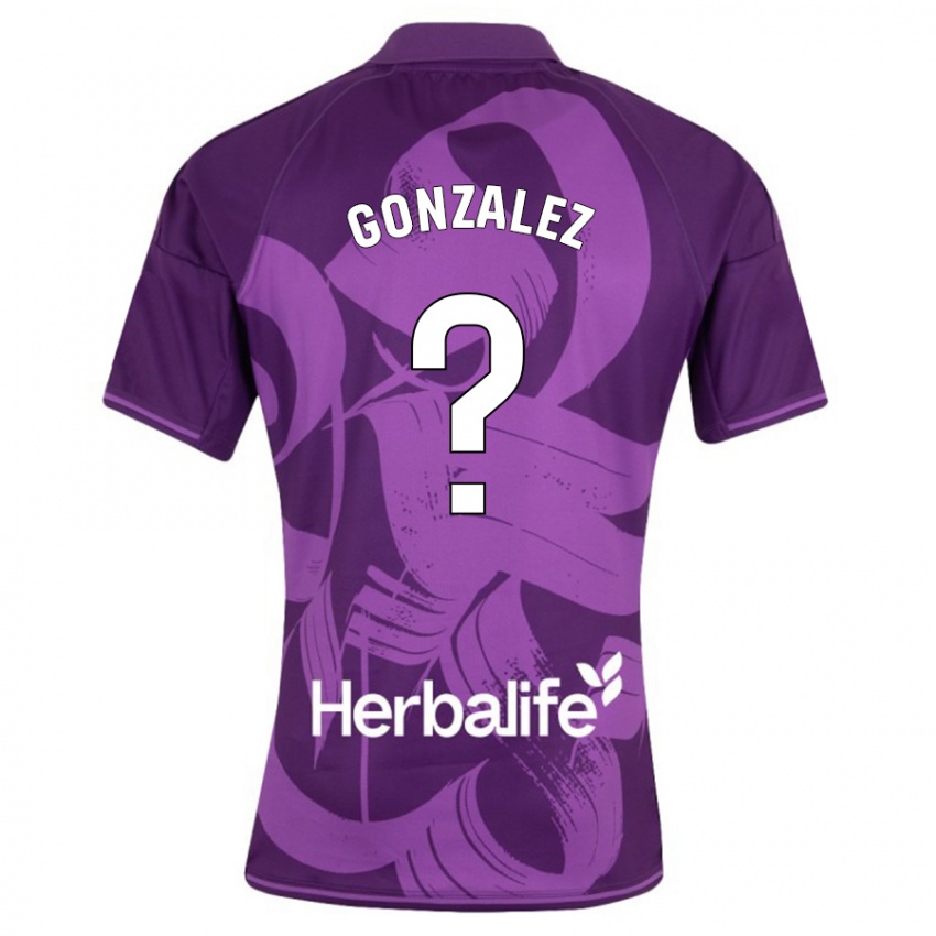 Femme Maillot Santi González #0 Violet Tenues Extérieur 2023/24 T-Shirt Suisse