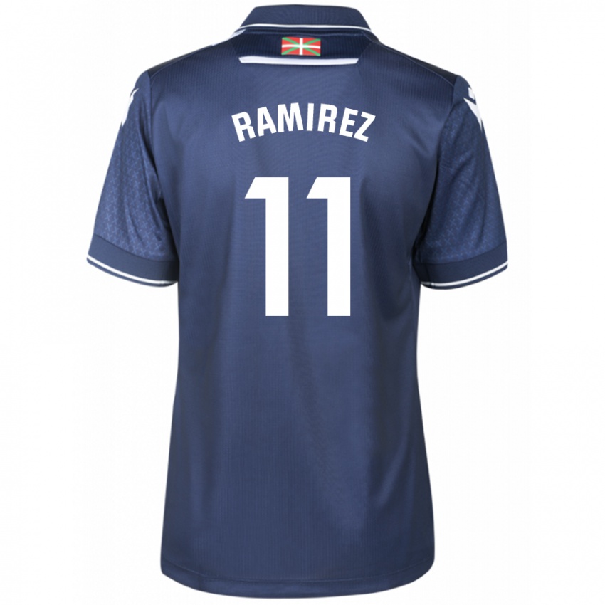 Damen Darío Ramirez #11 Marine Auswärtstrikot Trikot 2023/24 T-Shirt Schweiz