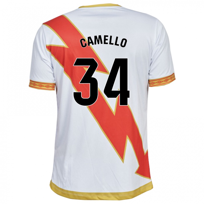 Kinder Sergio Camello #34 Weiß Heimtrikot Trikot 2023/24 T-Shirt Schweiz