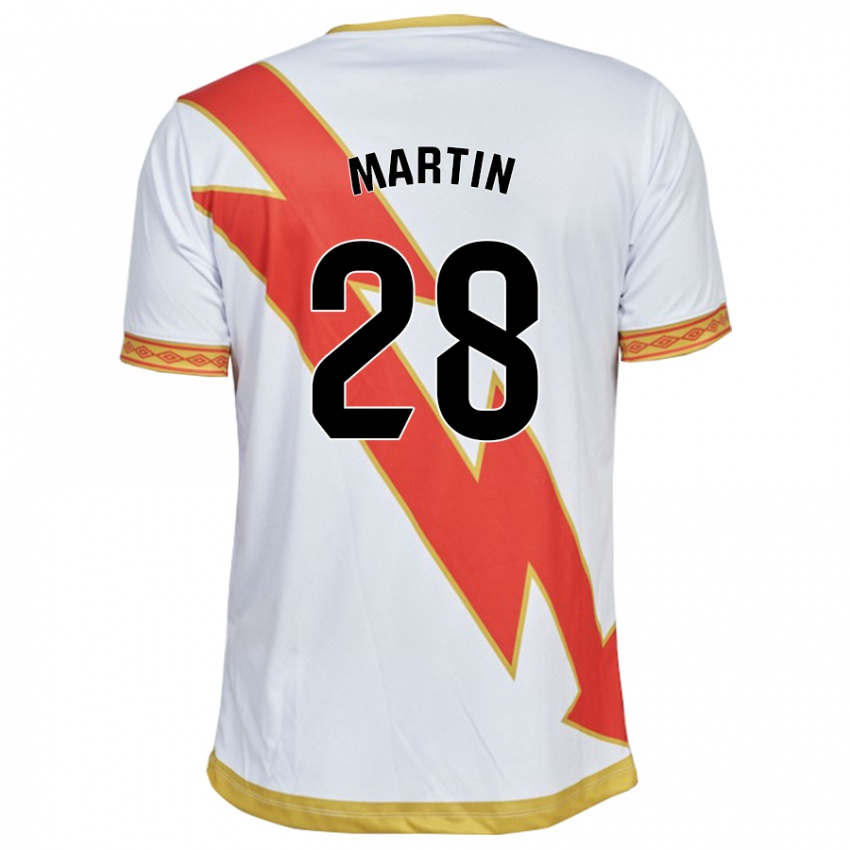 Enfant Maillot Pablo Martín #28 Blanc Tenues Domicile 2023/24 T-Shirt Suisse