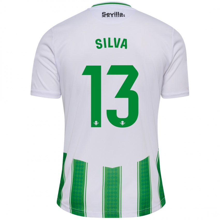 Kinder Rui Silva #13 Weiß Heimtrikot Trikot 2023/24 T-Shirt Schweiz