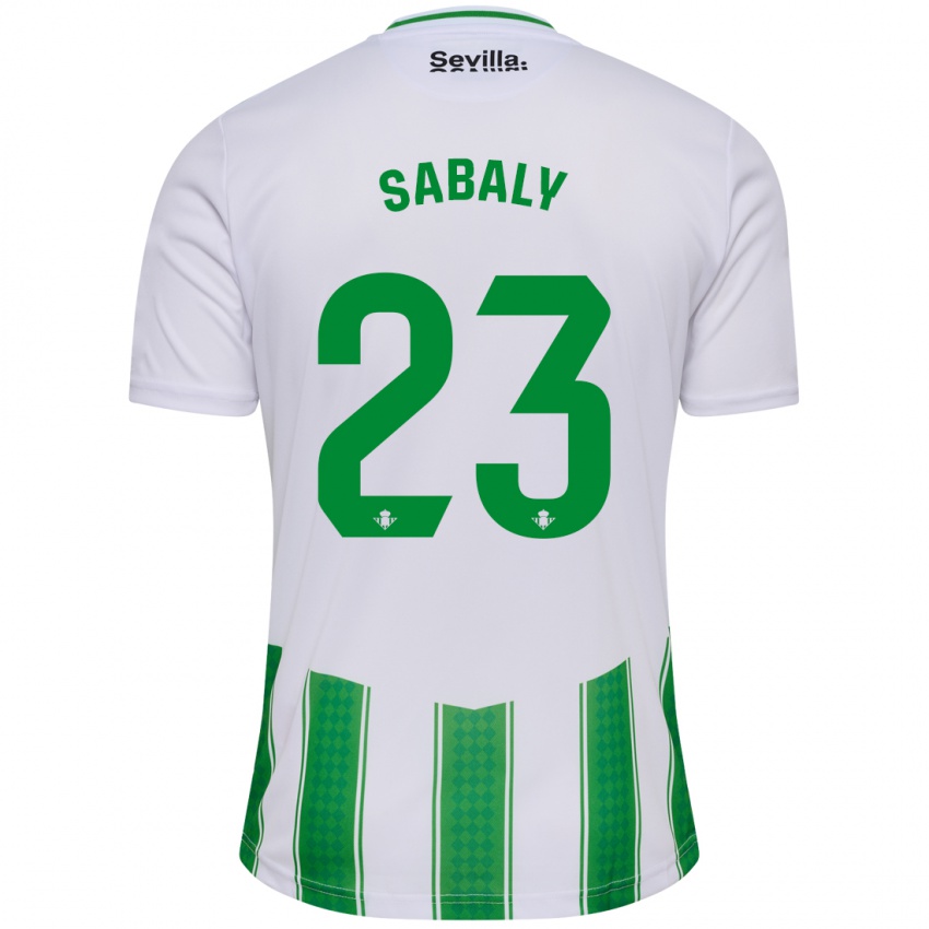 Enfant Maillot Youssouf Sabaly #23 Blanc Tenues Domicile 2023/24 T-Shirt Suisse