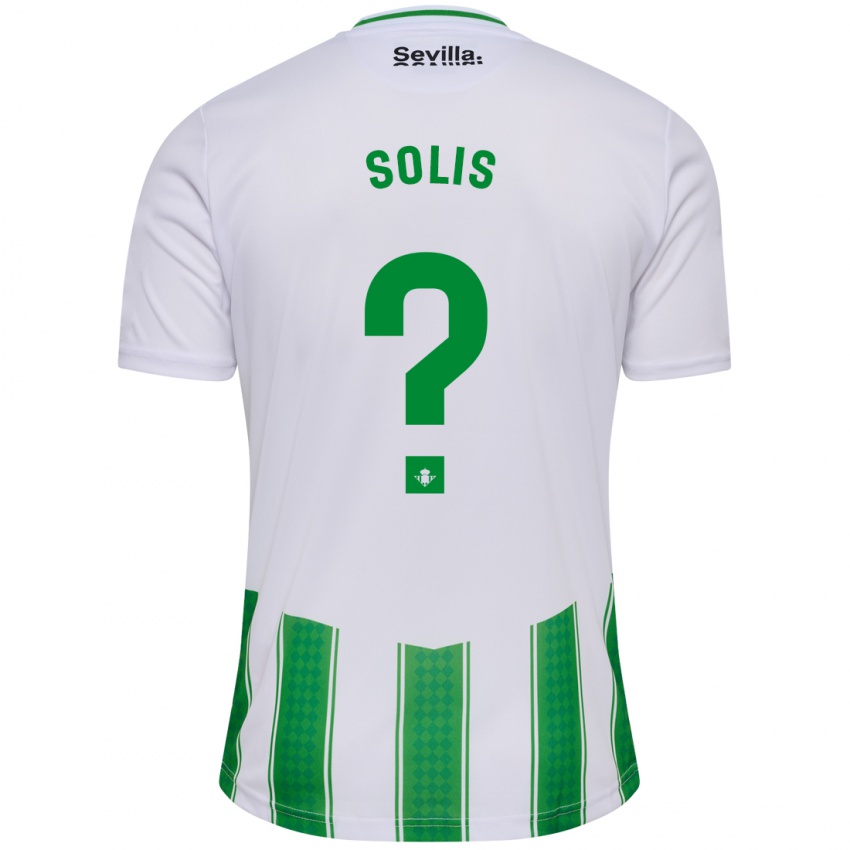 Enfant Maillot Marcos Solís #0 Blanc Tenues Domicile 2023/24 T-Shirt Suisse