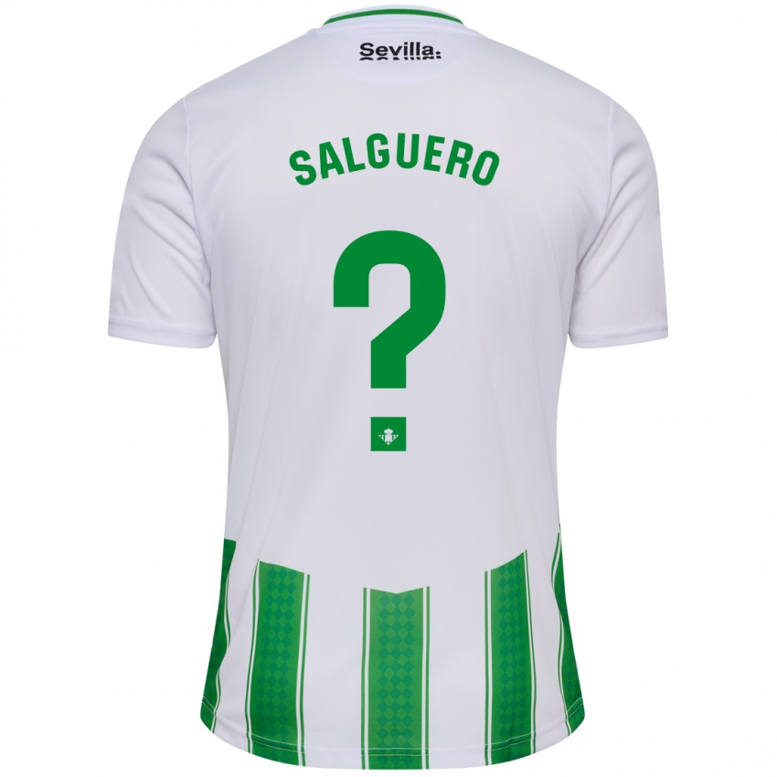 Enfant Maillot Antonio Salguero #0 Blanc Tenues Domicile 2023/24 T-Shirt Suisse