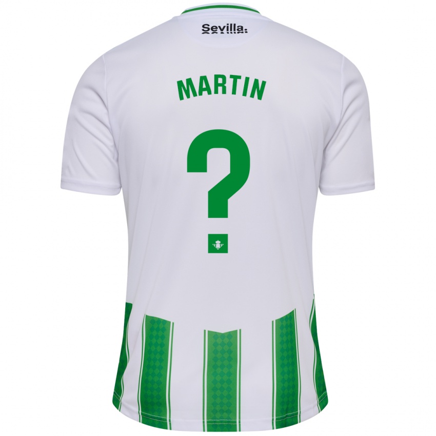 Enfant Maillot Adrián Martín #0 Blanc Tenues Domicile 2023/24 T-Shirt Suisse
