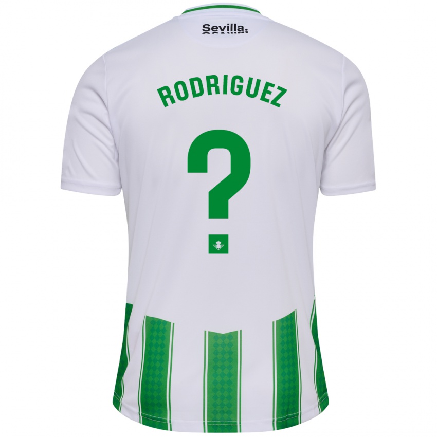 Enfant Maillot Jesús Rodriguez #0 Blanc Tenues Domicile 2023/24 T-Shirt Suisse