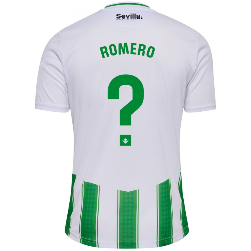 Enfant Maillot Dani Romero #0 Blanc Tenues Domicile 2023/24 T-Shirt Suisse