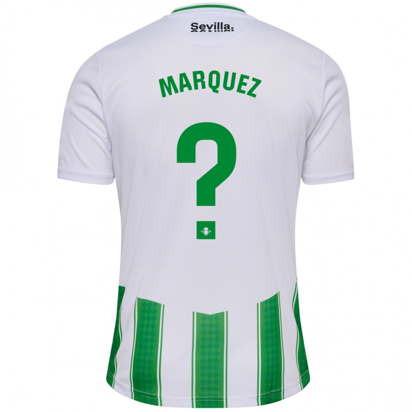 Kinder Enrique Márquez #0 Weiß Heimtrikot Trikot 2023/24 T-Shirt Schweiz
