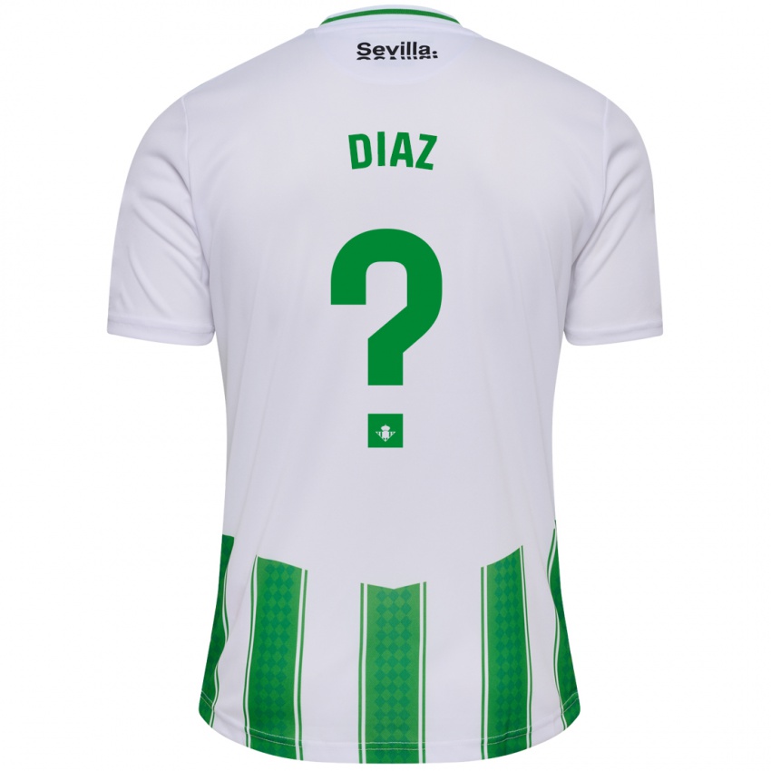 Kinder Ismael Díaz #0 Weiß Heimtrikot Trikot 2023/24 T-Shirt Schweiz