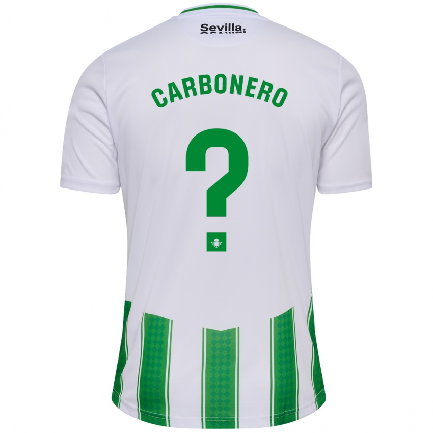 Enfant Maillot Marco Carbonero #0 Blanc Tenues Domicile 2023/24 T-Shirt Suisse