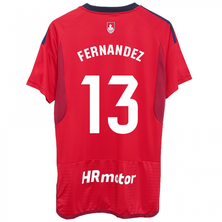 Enfant Maillot Aitor Fernández #13 Rouge Tenues Domicile 2023/24 T-Shirt Suisse