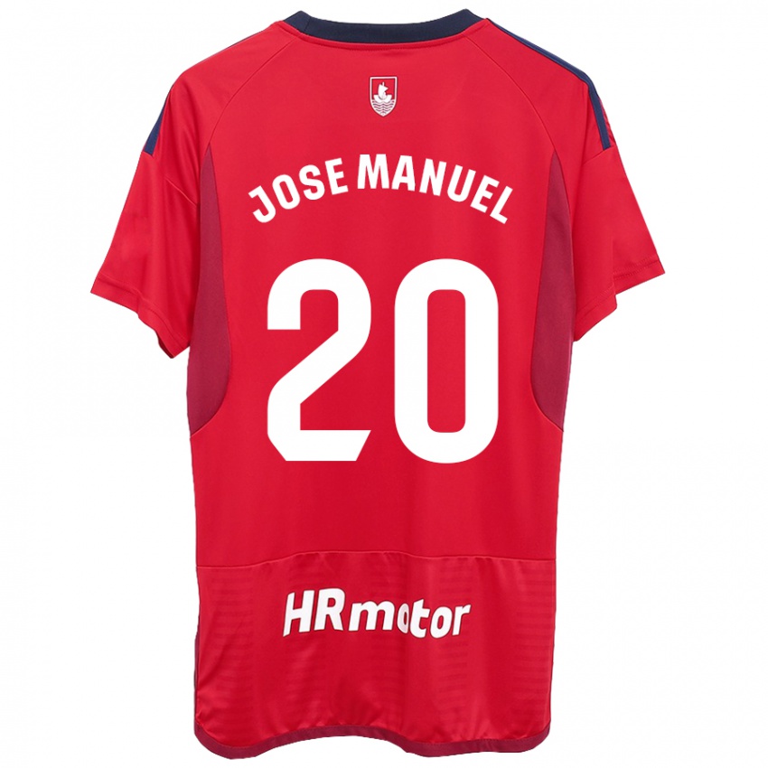 Enfant Maillot José Manuel Arnáiz #20 Rouge Tenues Domicile 2023/24 T-Shirt Suisse