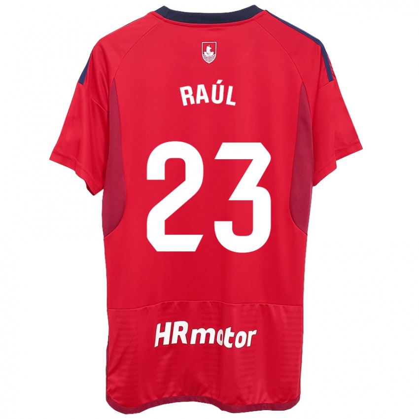 Enfant Maillot Raúl García #23 Rouge Tenues Domicile 2023/24 T-Shirt Suisse