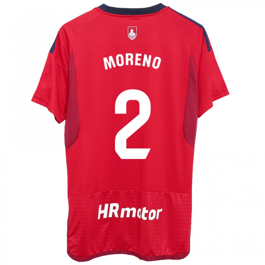 Enfant Maillot Jorge Moreno #27 Rouge Tenues Domicile 2023/24 T-Shirt Suisse