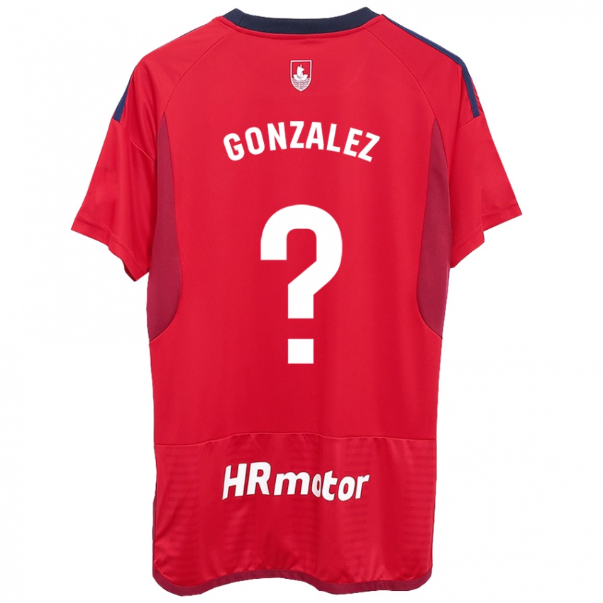 Enfant Maillot Iker González #0 Rouge Tenues Domicile 2023/24 T-Shirt Suisse