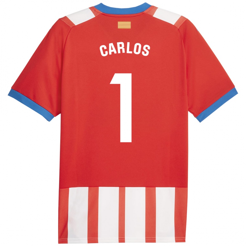 Enfant Maillot Juan Carlos #1 Rouge Blanc Tenues Domicile 2023/24 T-Shirt Suisse