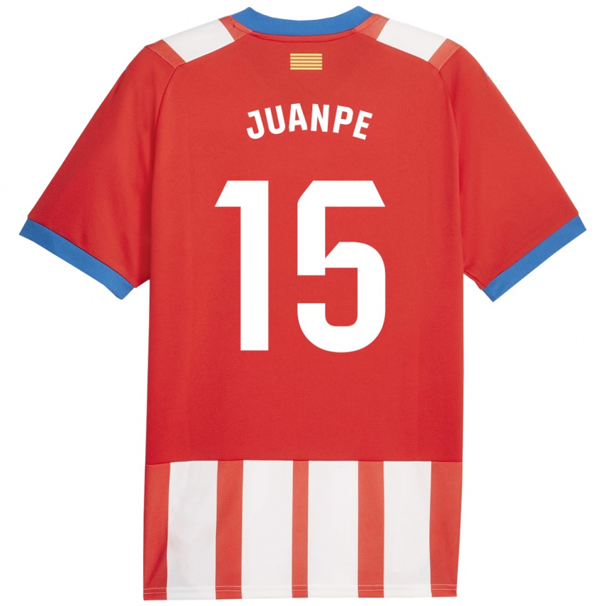 Enfant Maillot Juanpe #15 Rouge Blanc Tenues Domicile 2023/24 T-Shirt Suisse