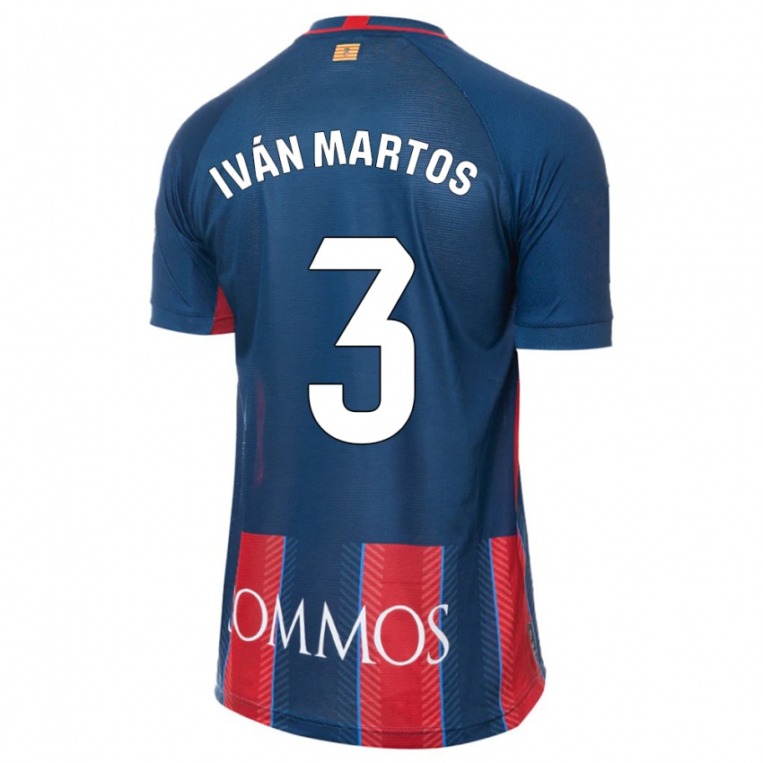 Enfant Maillot Iván Martos #3 Marin Tenues Domicile 2023/24 T-Shirt Suisse