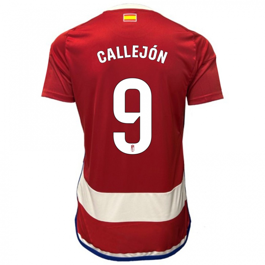 Enfant Maillot José Callejón #9 Rouge Tenues Domicile 2023/24 T-Shirt Suisse