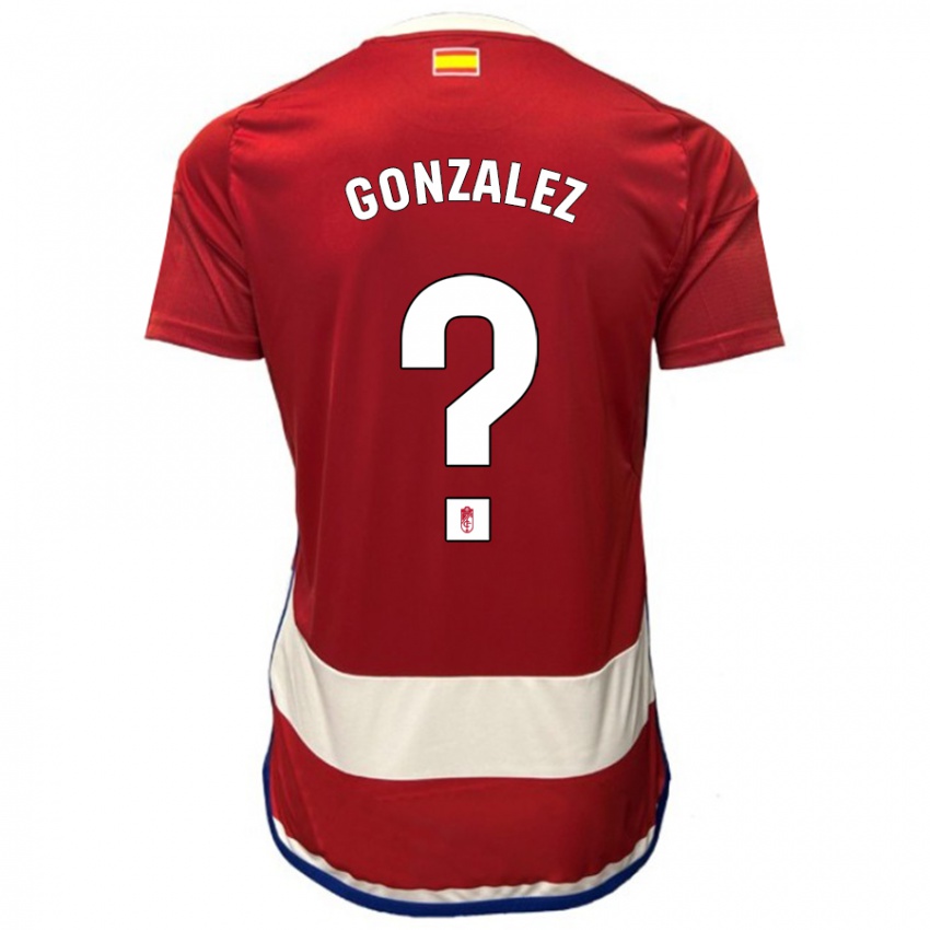 Kinder Paco González #0 Rot Heimtrikot Trikot 2023/24 T-Shirt Schweiz