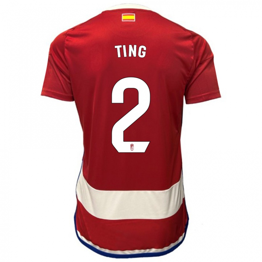Kinder Xie Ting #2 Rot Heimtrikot Trikot 2023/24 T-Shirt Schweiz
