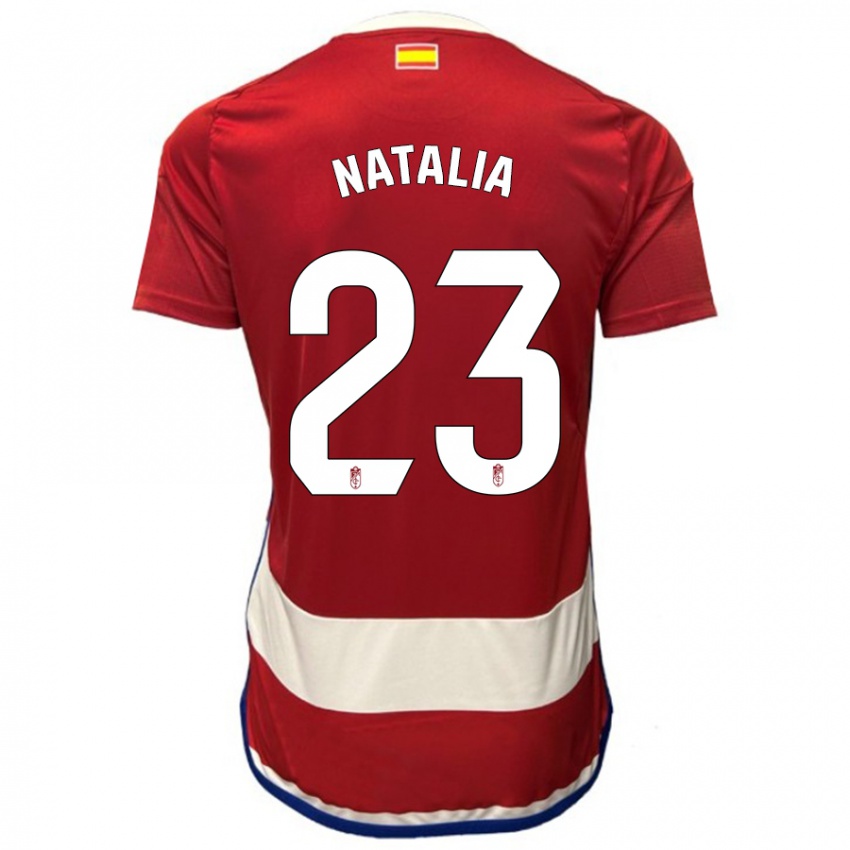 Enfant Maillot Natalia #23 Rouge Tenues Domicile 2023/24 T-Shirt Suisse
