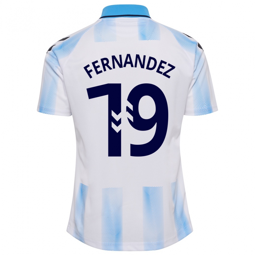 Kinder Roberto Fernández #19 Weiß Blau Heimtrikot Trikot 2023/24 T-Shirt Schweiz