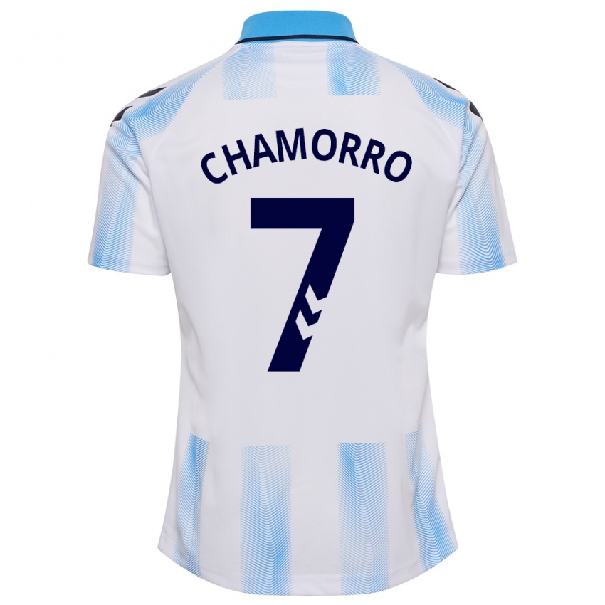 Kinder Alexis Chamorro #7 Weiß Blau Heimtrikot Trikot 2023/24 T-Shirt Schweiz