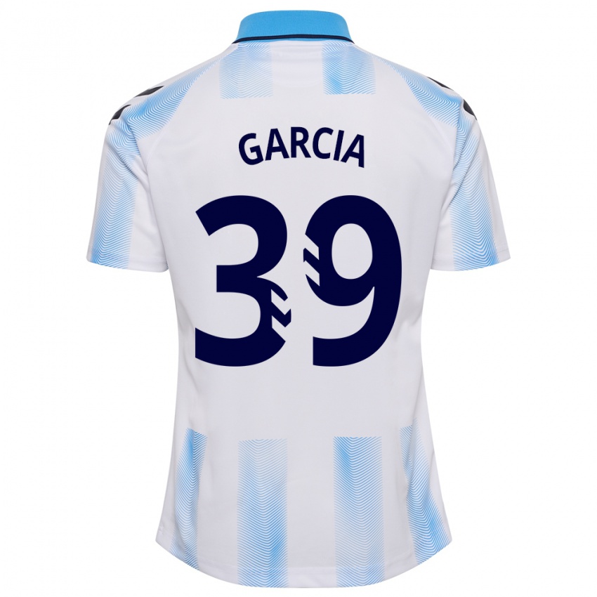 Kinder Claudia García #39 Weiß Blau Heimtrikot Trikot 2023/24 T-Shirt Schweiz