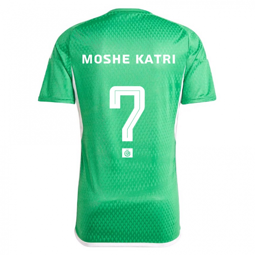 Kinder Roy Moshe Katri #0 Weiß Blau Heimtrikot Trikot 2023/24 T-Shirt Schweiz