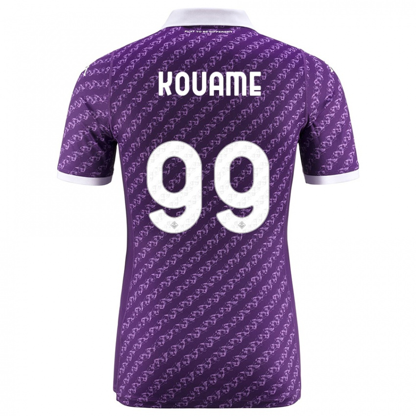 Kinder Christian Kouamé #99 Violett Heimtrikot Trikot 2023/24 T-Shirt Schweiz