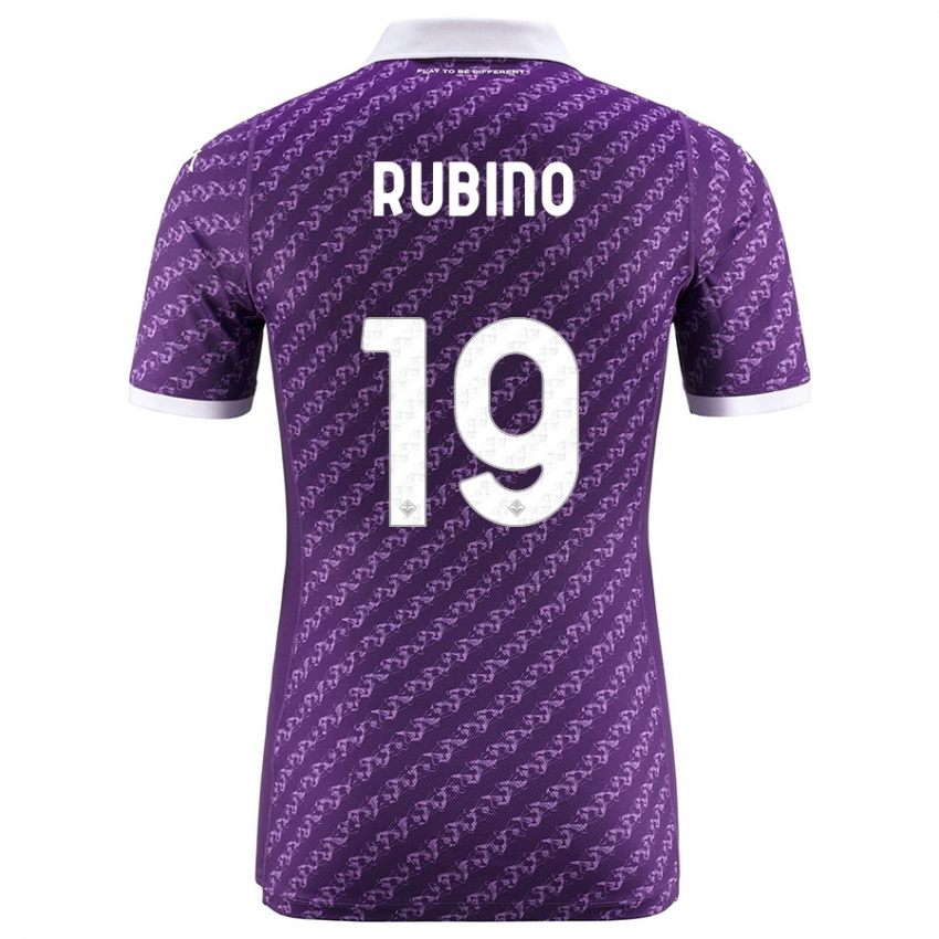 Kinder Tommaso Rubino #19 Violett Heimtrikot Trikot 2023/24 T-Shirt Schweiz