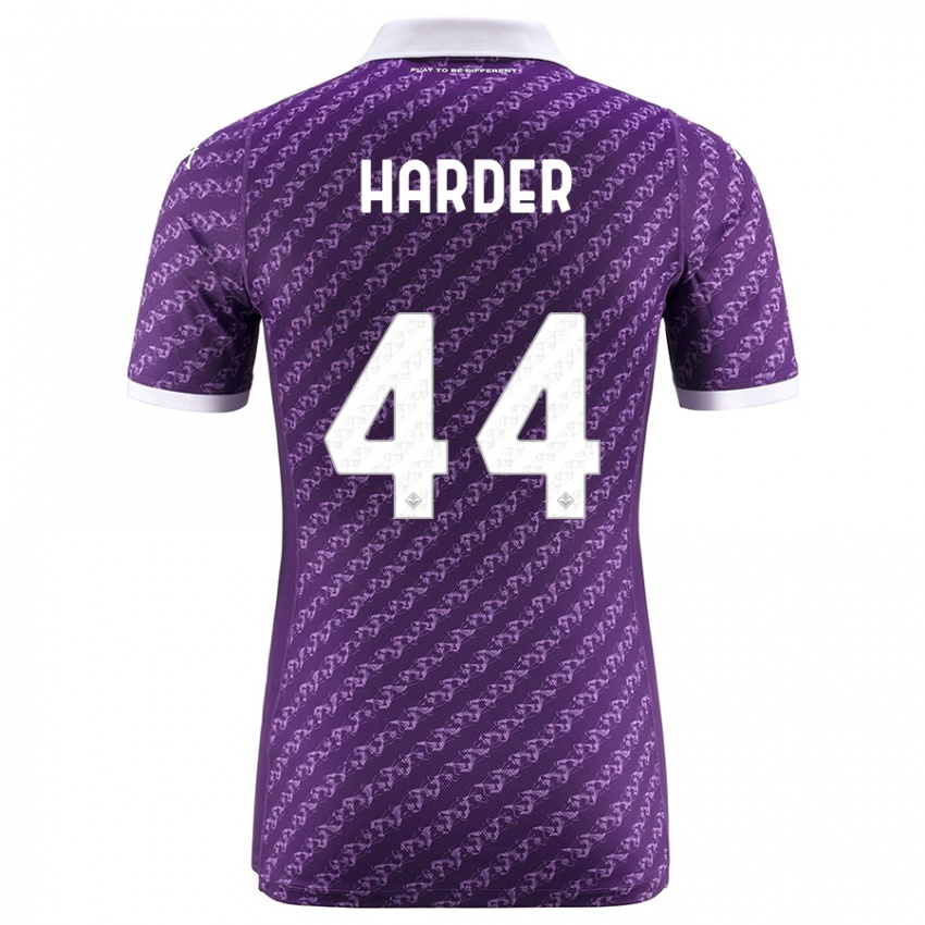 Kinder Jonas Harder #44 Violett Heimtrikot Trikot 2023/24 T-Shirt Schweiz