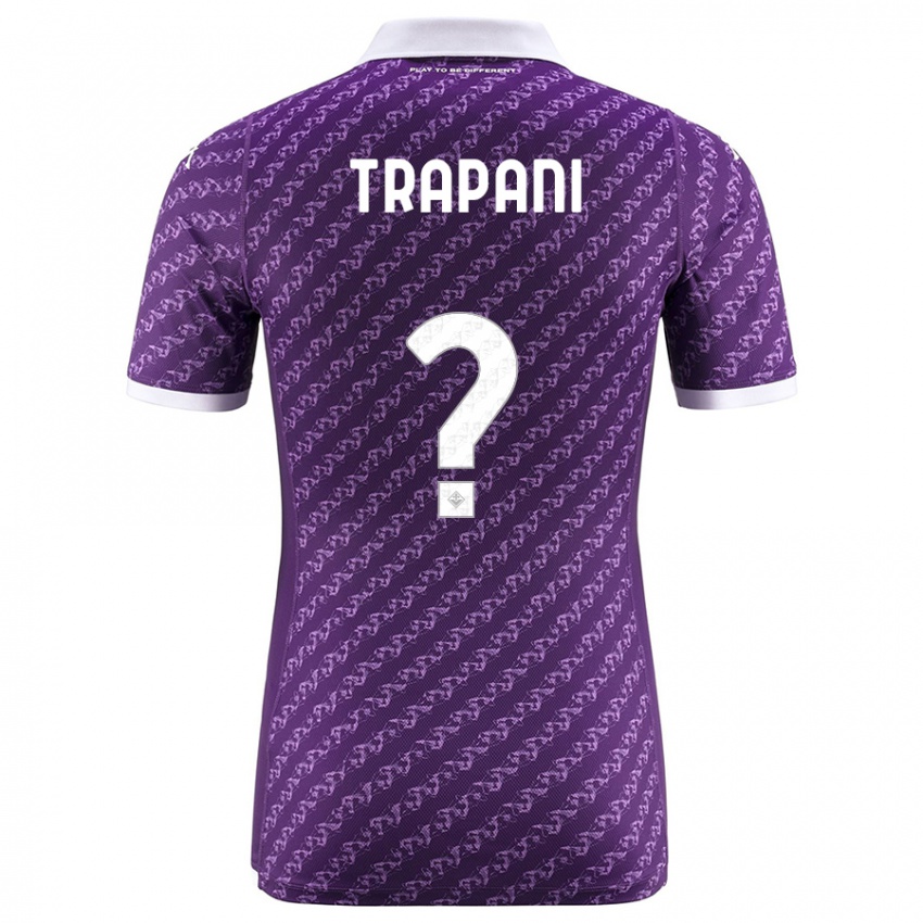 Kinder Niccolò Trapani #0 Violett Heimtrikot Trikot 2023/24 T-Shirt Schweiz