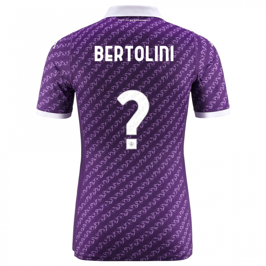 Enfant Maillot Gabriele Bertolini #0 Violet Tenues Domicile 2023/24 T-Shirt Suisse