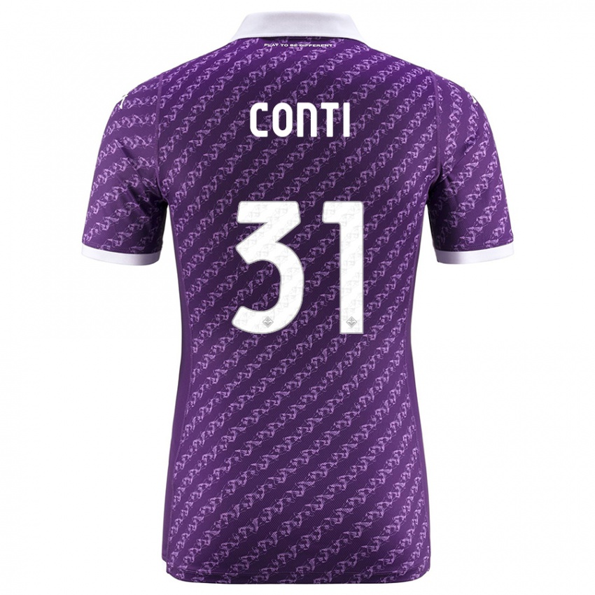 Kinder Gabriele Conti #31 Violett Heimtrikot Trikot 2023/24 T-Shirt Schweiz