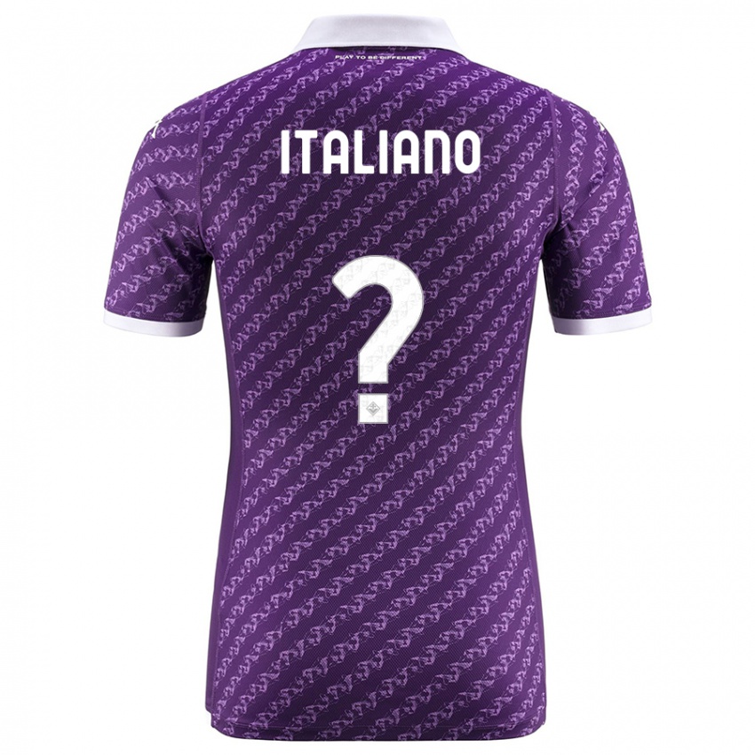 Enfant Maillot Riccardo Italiano #0 Violet Tenues Domicile 2023/24 T-Shirt Suisse
