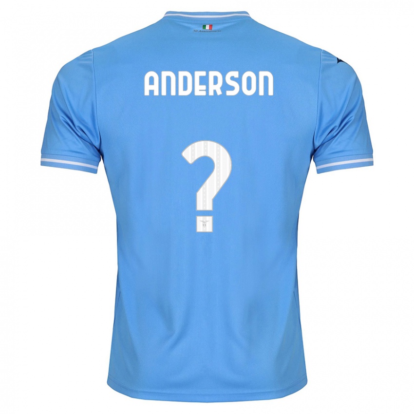 Kinder André Anderson #0 Blau Heimtrikot Trikot 2023/24 T-Shirt Schweiz
