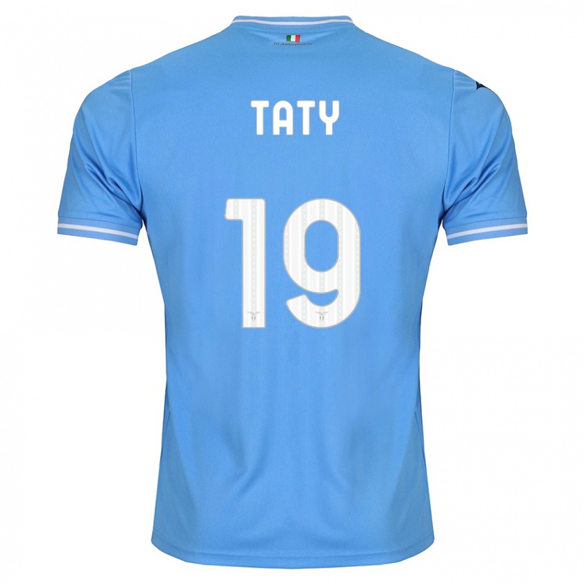 Kinder Taty Castellanos #19 Blau Heimtrikot Trikot 2023/24 T-Shirt Schweiz