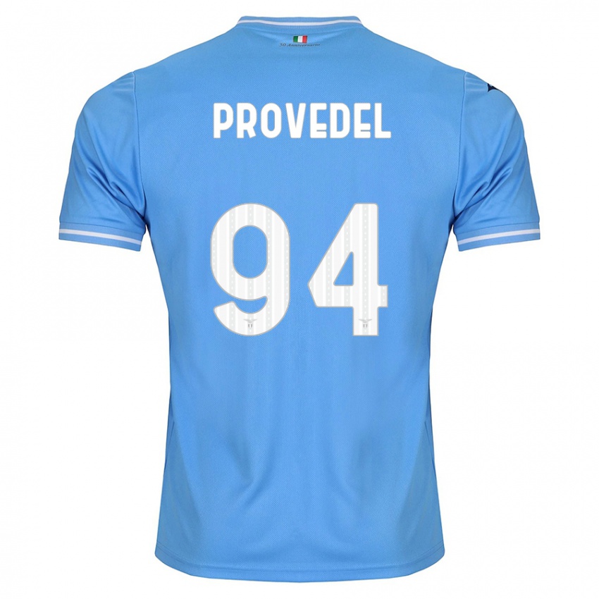 Kinder Ivan Provedel #94 Blau Heimtrikot Trikot 2023/24 T-Shirt Schweiz