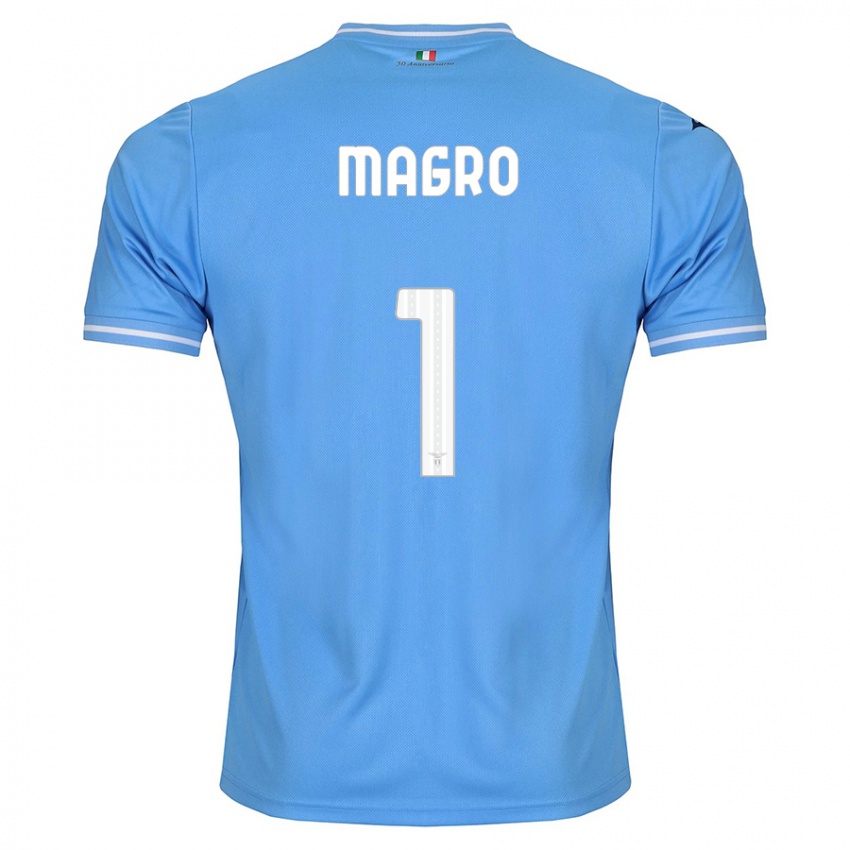 Enfant Maillot Federico Magro #1 Bleu Tenues Domicile 2023/24 T-Shirt Suisse