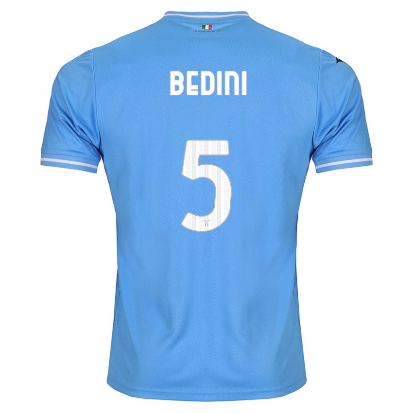Enfant Maillot Filippo Bedini #5 Bleu Tenues Domicile 2023/24 T-Shirt Suisse