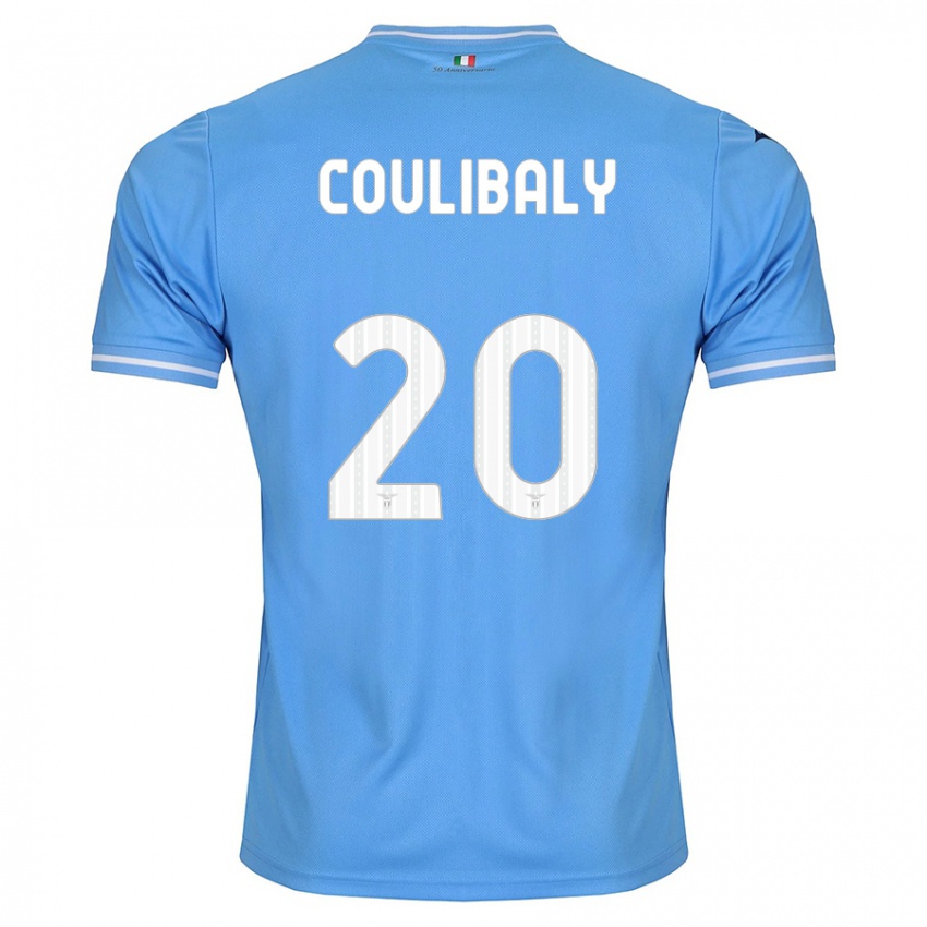 Kinder Larsson Coulibaly #20 Blau Heimtrikot Trikot 2023/24 T-Shirt Schweiz