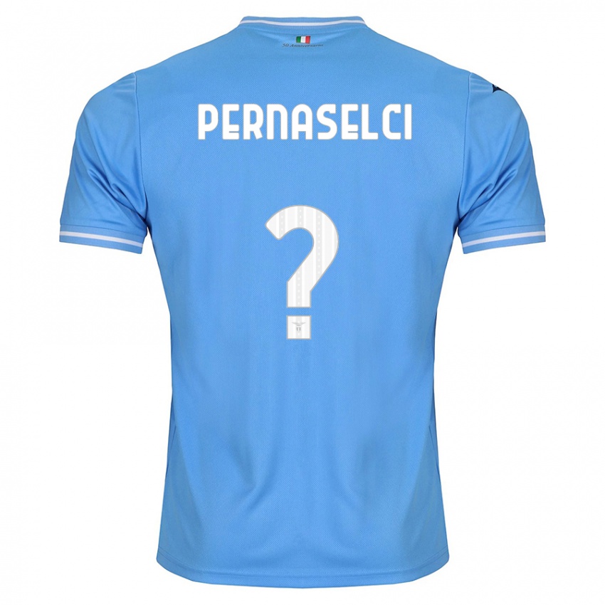 Enfant Maillot Leonardo Pernaselci #0 Bleu Tenues Domicile 2023/24 T-Shirt Suisse