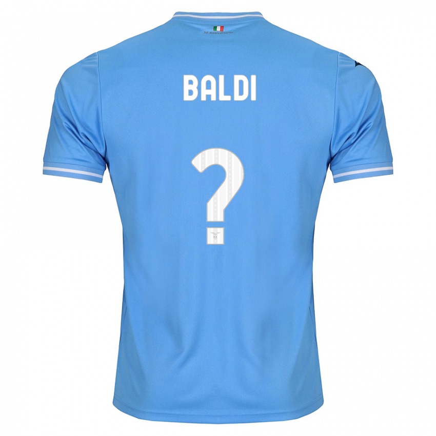 Kinder Mattia Santagostino Baldi #0 Blau Heimtrikot Trikot 2023/24 T-Shirt Schweiz