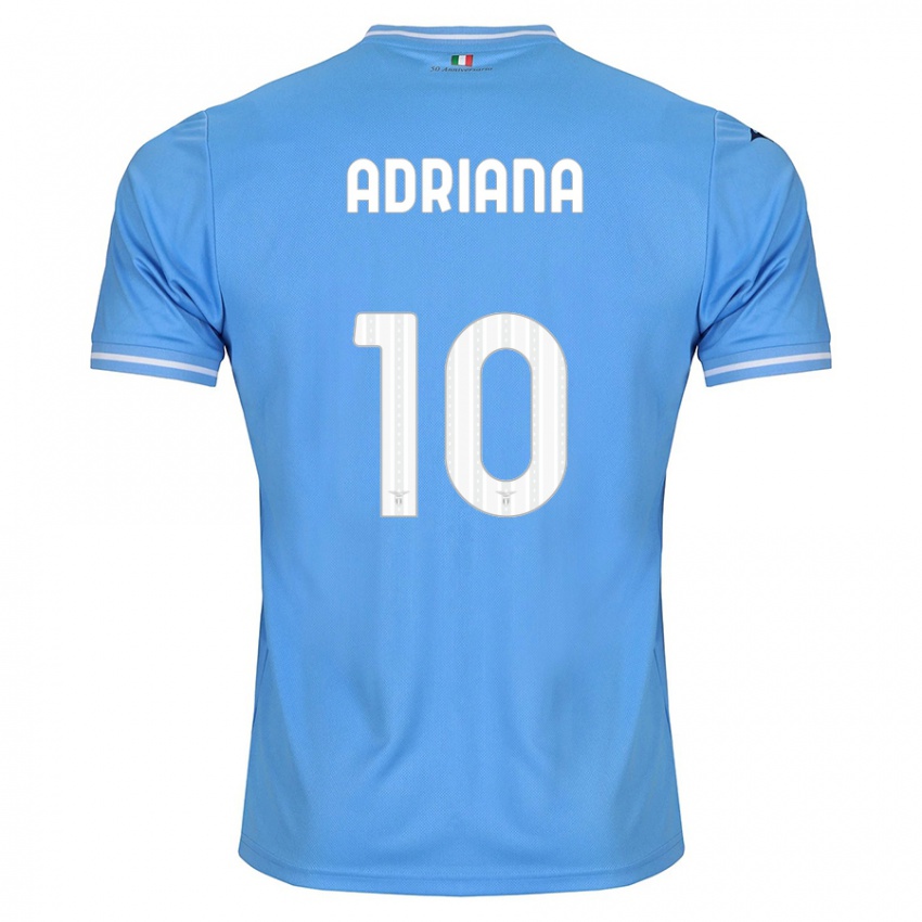 Enfant Maillot Adriana Martín Santamaría #10 Bleu Tenues Domicile 2023/24 T-Shirt Suisse